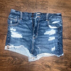 American eagle distressed shorts